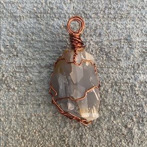 Handmade Wire Wrapped Gemstone Pendant